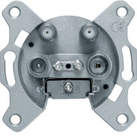 Розетка антенна, 4 отвори, окрема