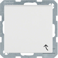 Розетка з з/к з кришкою, пол.білизна-matt, 16А/250В S.1
