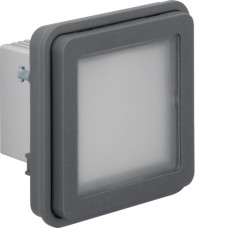 Вставка LED-сигналу червоного/зеленого кольору, сіра, 10А/250В W.1