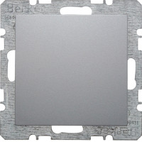 Заглушка з центральною панеллю, з цоколем, алюміній S.1