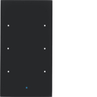 Скляний сенсор 3-канал., 'Комфорт', чорний, TS Sensor