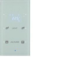 Скляний сенсор 2-кан. з регул.темп-ри, конфігуруємий, пол.білизна, TS Sensor