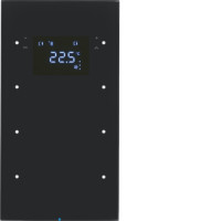 Скляний сенсор 3-кан. з регул.темп-ри, чорний, TS Sensor R.3