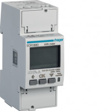 Лічильник 1-фазний прямого підключення 80А, 2М, MODBUS MID