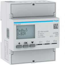 Лічильник 1-фазний прямого підключення 3х80А, 4М, MODBUS