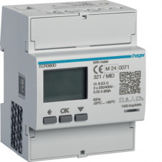 Лічильник 3-фазний прямого підключення 80А, 4М, MODBUS MID