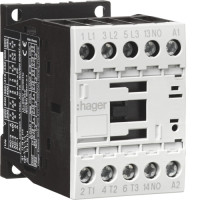Контактор корпусний 3P + 1НВ, 24В-АС, 9А AC-3
