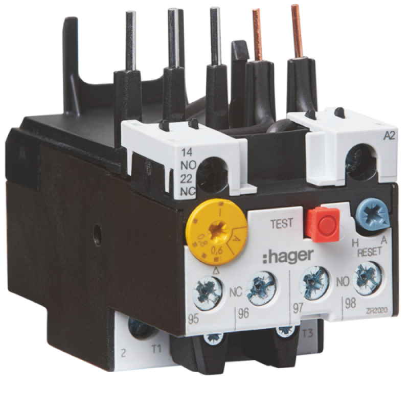 Реле теплове до контакторів EV007...EV015, 1НВ+1НЗ, 9.0-12А