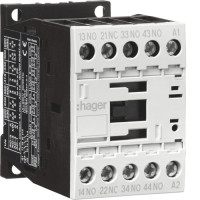 Контактор корпусний 4P, 3НВ + 1НЗ, 24В-АС, 4А AC-15