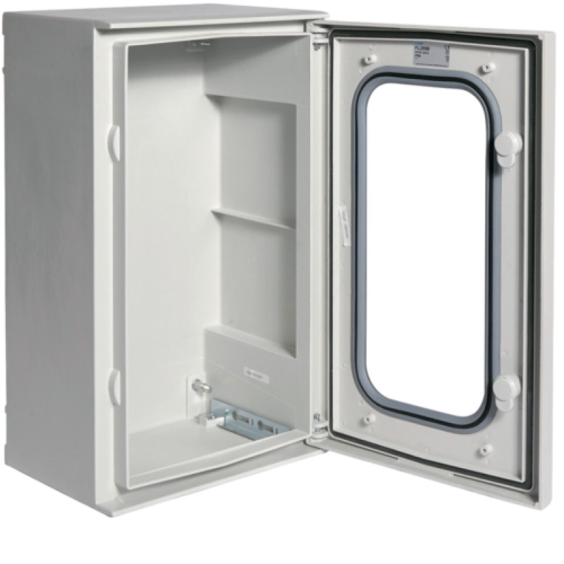 Шафа з поліестру ORION Plus, IP65, прозорі двері, 500X300X200мм
