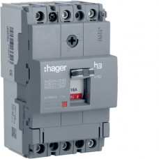Автоматичний вимикач x160, In=16А, 3п, 18kA, Тфікс./Мфікс.
