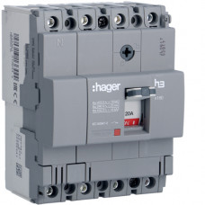 Автоматичний вимикач x160, In=16А, 4п, 18kA, Тфікс./Мфікс.