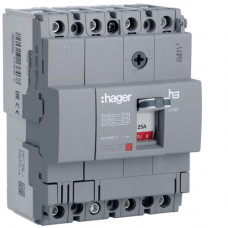 Автоматичний вимикач x160, In=25А, 4п, 18kA, Тфікс./Мфікс.