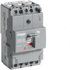 Автоматичний вимикач x160, In=40А, 3п, 18kA, Тфікс./Мфікс.