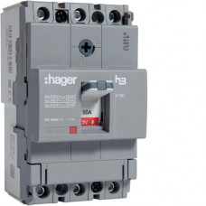 Автоматичний вимикач x160, In=50А, 3п, 18kA, Тфікс./Мфікс.
