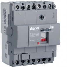 Автоматичний вимикач x160, In=63А, 4п, 18kA, Тфікс./Мфікс.