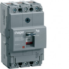 Автоматичний вимикач x160, In=125А, 3п, 18kA, Тфікс./Мфікс.