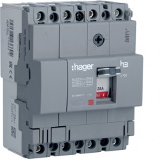 Автоматичний вимикач x160, In=125А, 4п, 18kA, Тфікс./Мфікс.