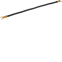 Провід монтажній 6мм2, 250мм, з вилочним наконечником