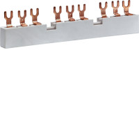 Шина вилочна для 3 автоматів захисту двигуна 3P 10мм²