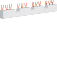 Шина вилочна для 4 автоматів захисту двигуна 3P 10мм²