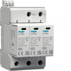 Розрядник (ПЗІП) T1+T2 3P 37,5kA 1,2kV TN-C +дод.контакт
