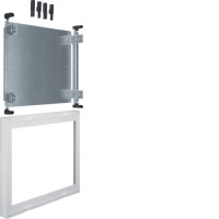 Блок Univers з прозорою кришкою з монтажною плитою, 450x500мм