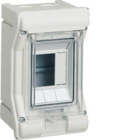 Щит розподільчий на 3 модулі, з/у з прозорими дверцятами, IP65, VECTOR