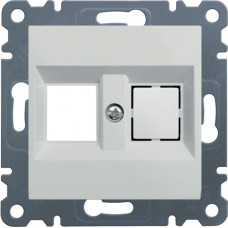 Панель подвійна для RJ12/RJ45 Lumina, біла