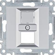 Панель подвійна для RJ12/RJ45 Lumina, срібна