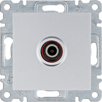 Розетка ТВ Lumina, срібна