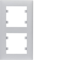 Рамка 2X вертикальна, Lumina-Intens, срібна